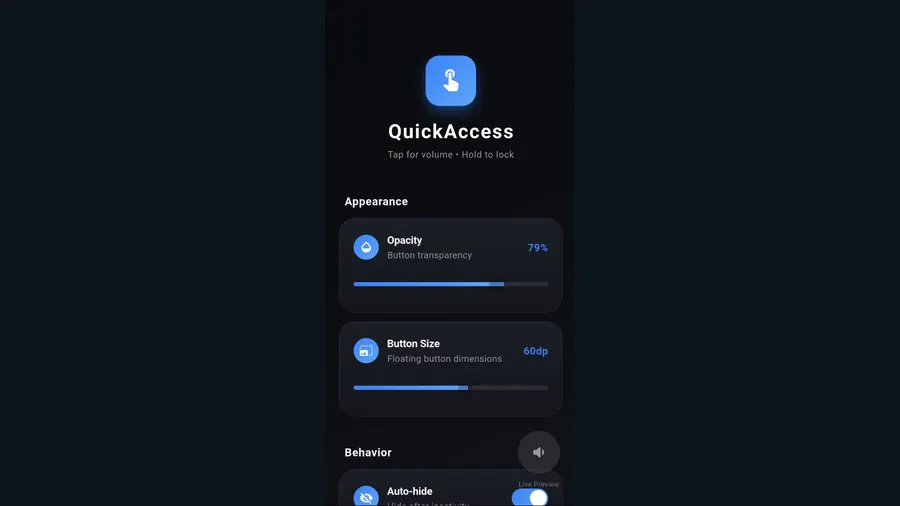 QuickAccess product preview